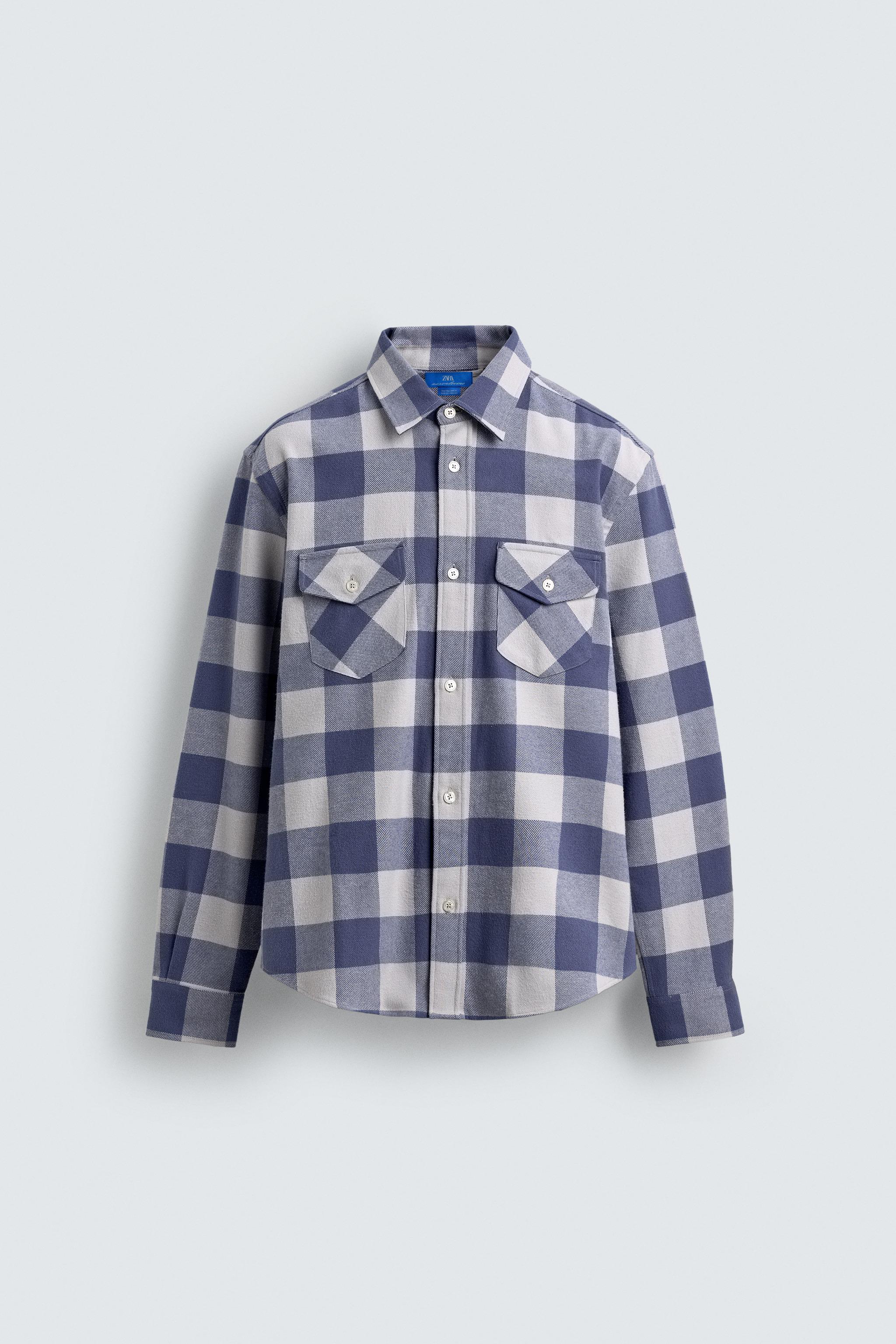 PLAID FLANNEL SHIRT AARON LEVINE X ZARA